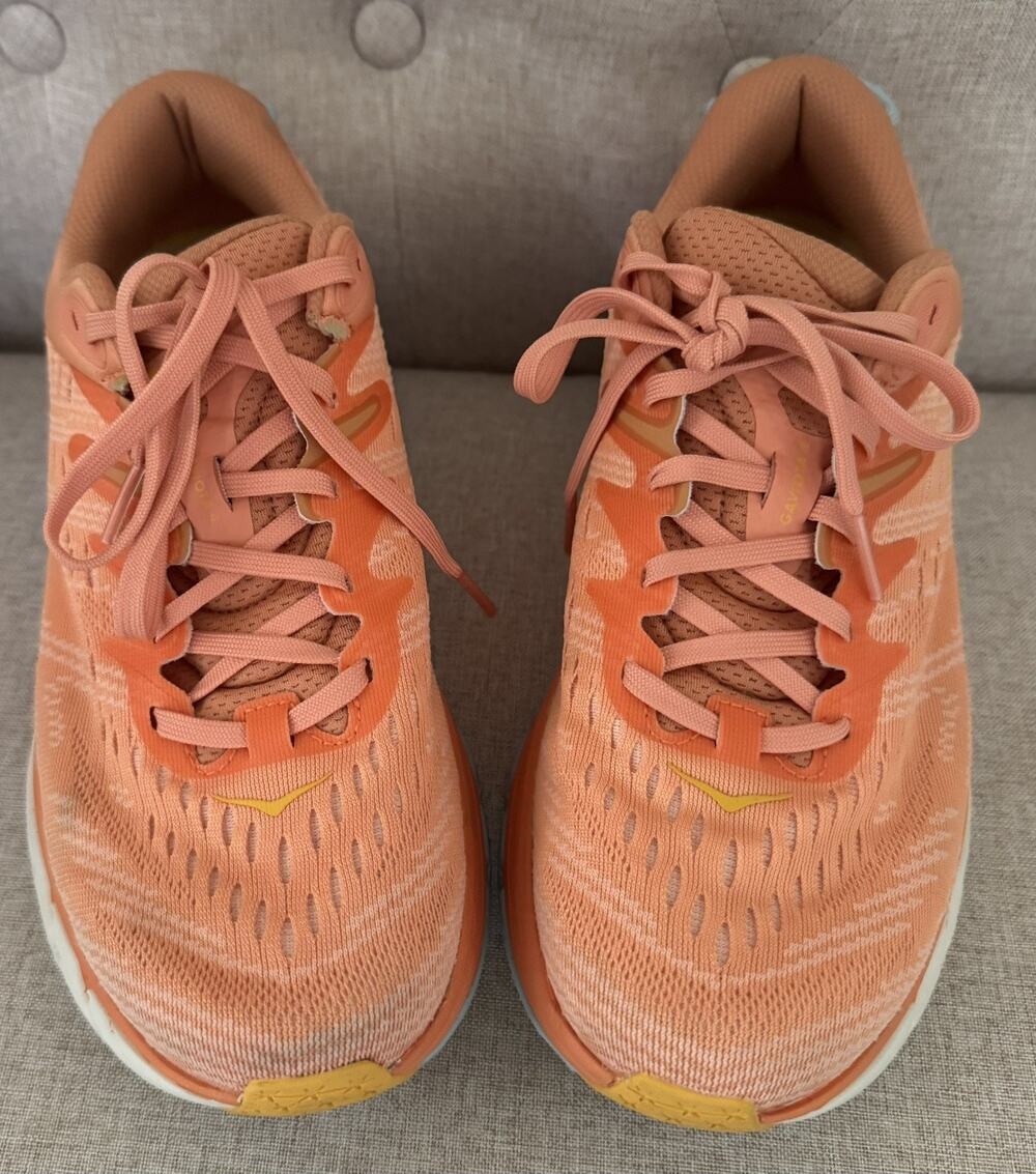 Hoka One One GAVIOTA 4 WOMEN'S SHELL CORAL PEACH PARAFAIT US 8.5 B